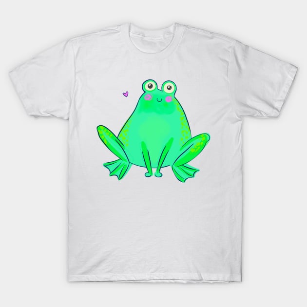 Fantastic Froggie T-Shirt by DammiDuck